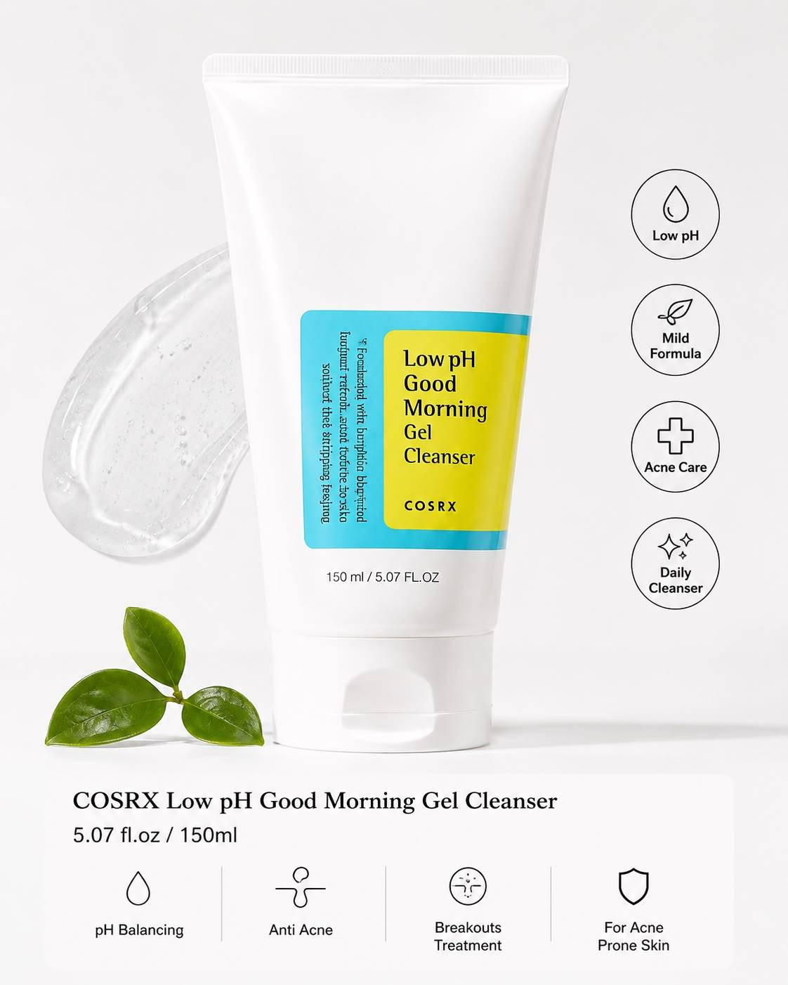 COSRX Low Ph Good Morning Gel Cleanser 150 ml product image