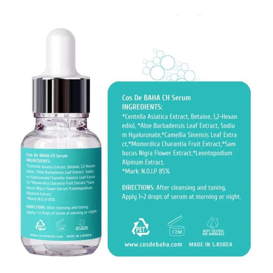 Cos De Baha Centella Asiatica Recovery Serum (CH) 30ml product image