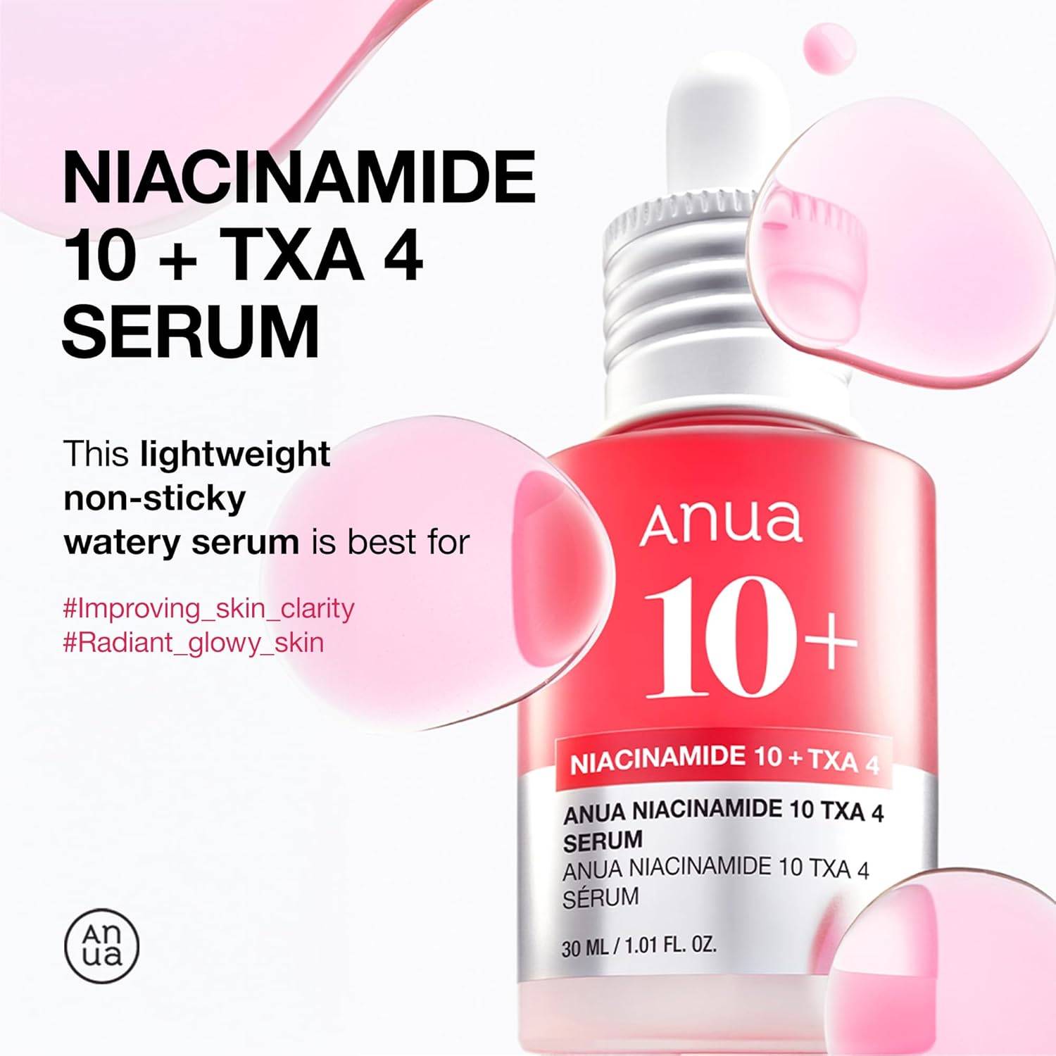 Anua Niacinamide 10% + TXA 4% Serum - 30ml New product image