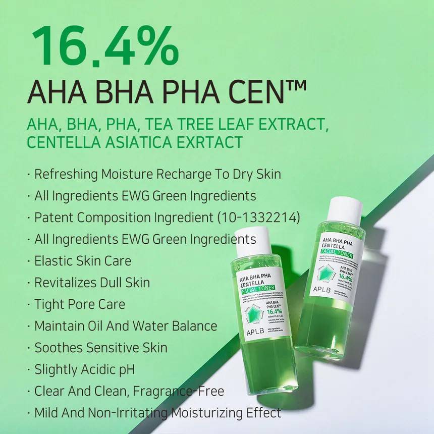 APLB - AHA BHA PHA Centella Facial Toner product image