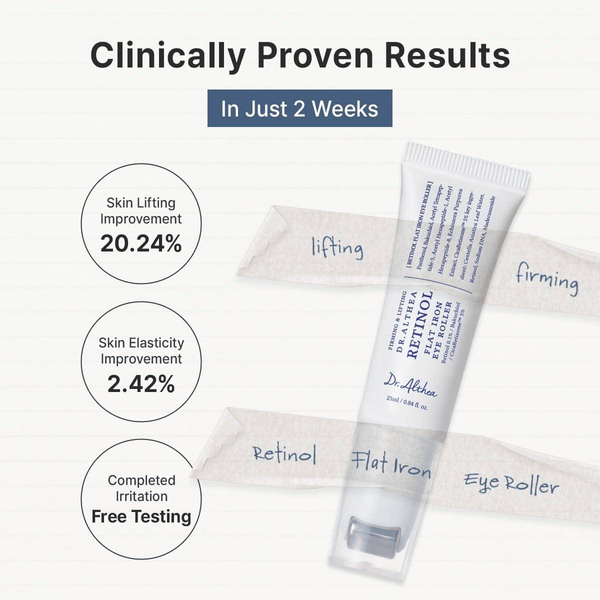 Dr.Althea Retinol Flat Iron Eye Roller 25ml product image