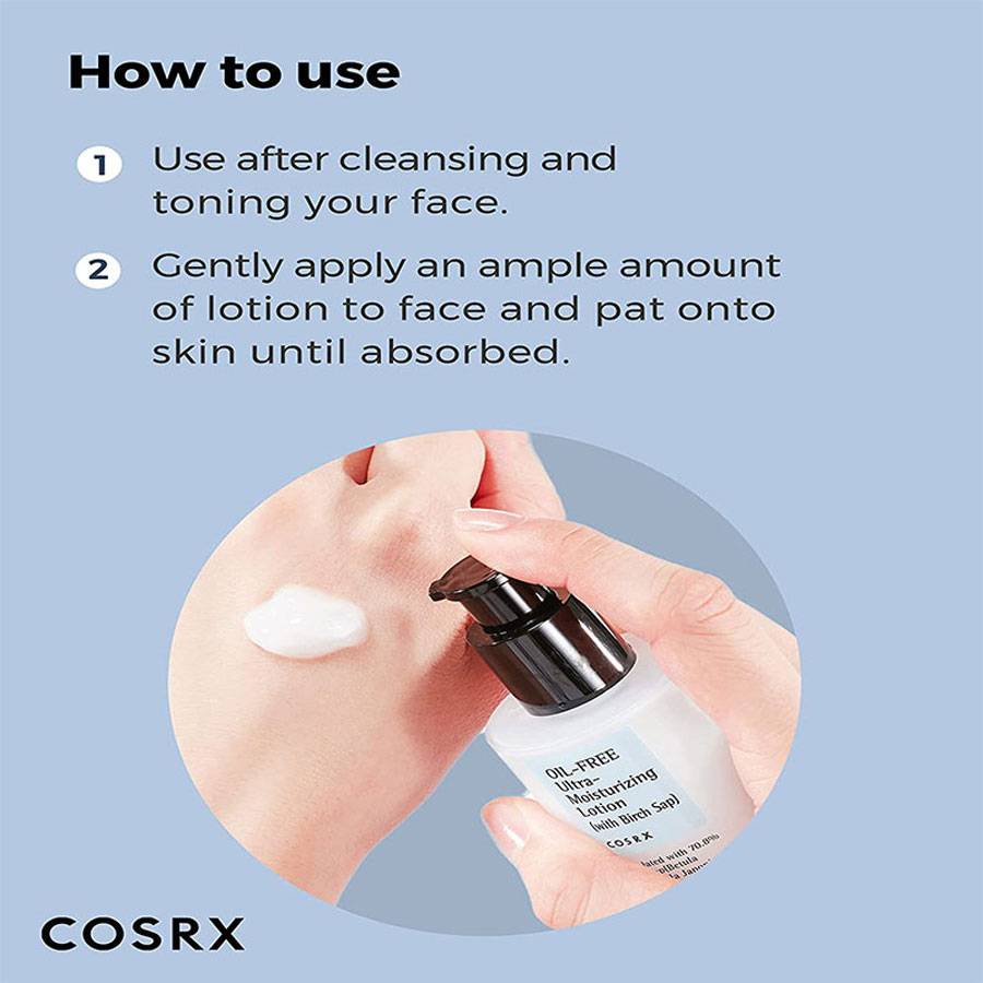 Cosrx Oil Free Ultra Moisturizing lotion product image