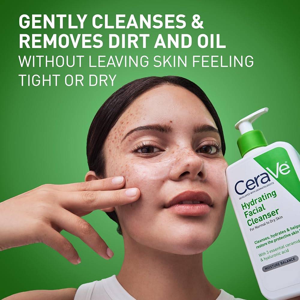 Cerave Hydrating Facial Cleanser (For Normal Dry Skin) 237ml product image