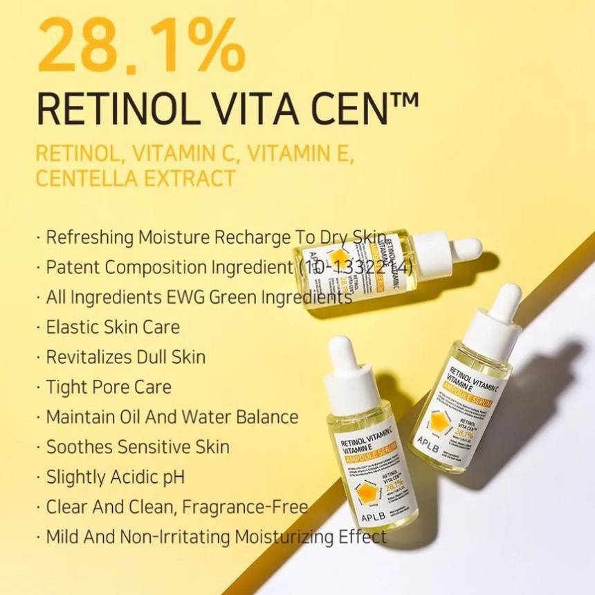 APLB - Retinol Vitamin C Vitamin E Ampoule Serum product image