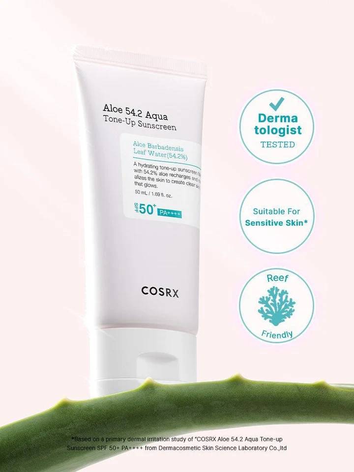 Cosrx Aloe 54.2 Aqua Tone-up Sunscreen SPF 50+ PA++++ product image