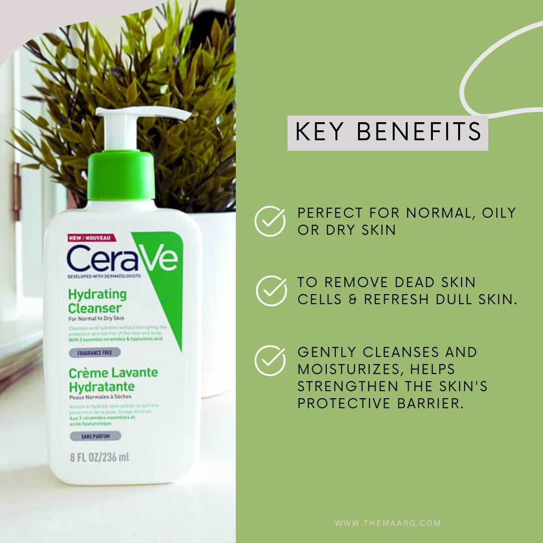 Cerave Hydrating Cleanser For Normal To Dry Skin 236ml product image