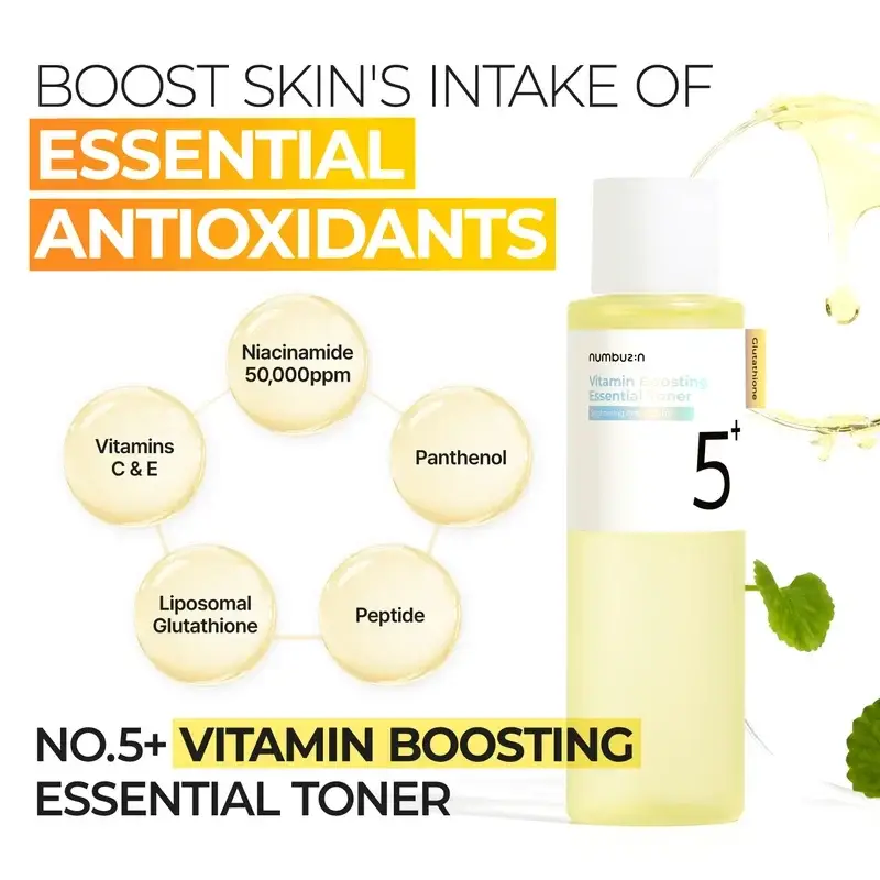Numbuzin No.5 Vitamin Boosting Essential Toner 200ml product image