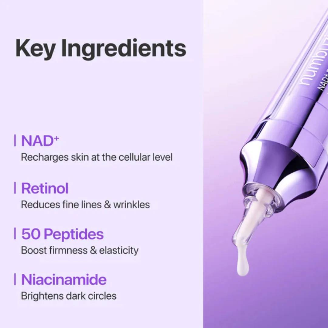 Numbuzin No.9 NAD+ Retinol Volumetox Eye Cream product image