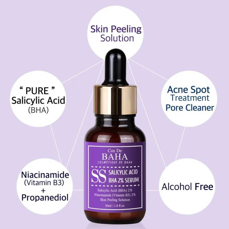 Cos De Baha Salicylic Acid Bha 2% Serum (SS) 30ml product image