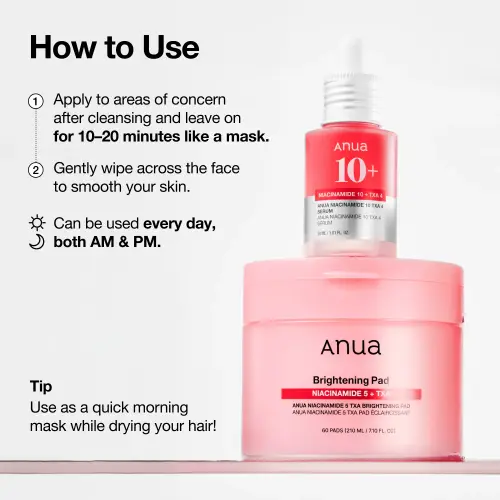 ANUA Niacinamide 5 TXA Brightening Pad (60 pad) product image