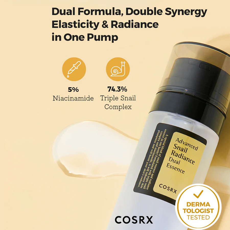 Cosrx Advanced Snail Radiance Dual Essence product image