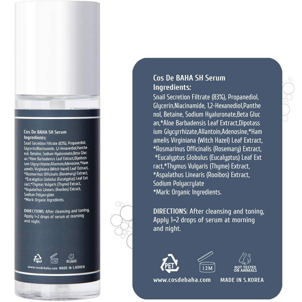 Cos De Baha (SH) Snail Repair Intensive Facial Serum 120ml product image