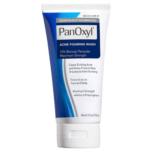 Panoxyl Acne Foaming Wash with 10% Benzoyl Peroxide for Maximum Strength 156g product image