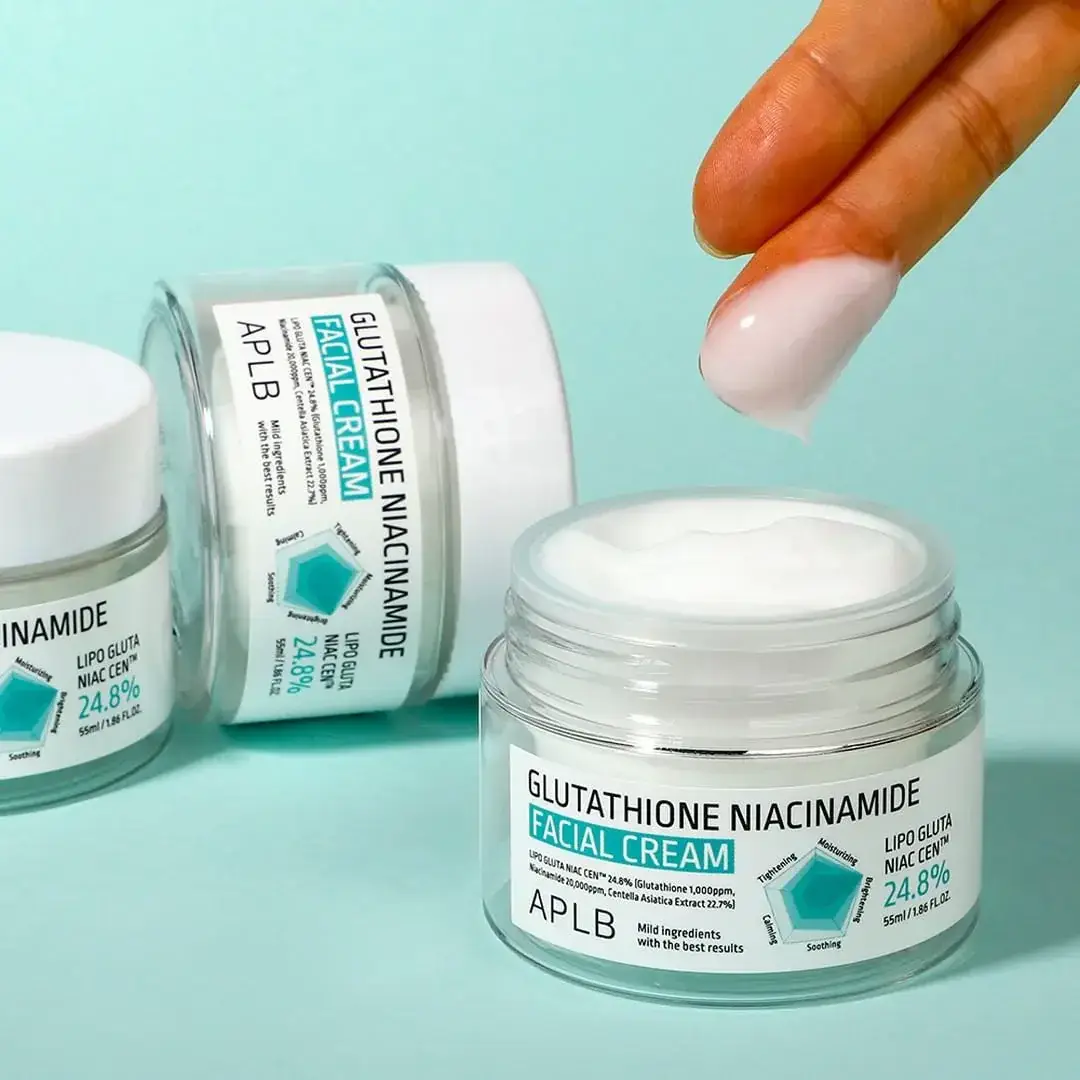 APLB Glutathione Niacinamide Facial Cream 55 gm Buy And Get Beauty Glazed Lip Oil product image