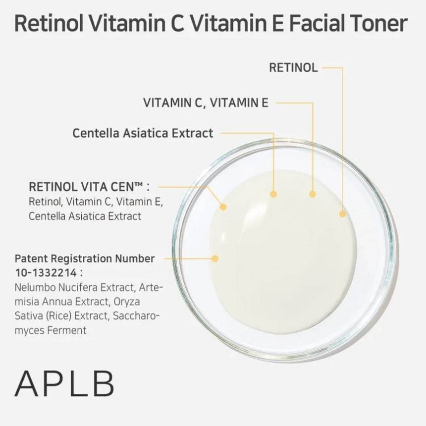 APLB - Retinol Vitamin C Vitamin E Facial Toner product image