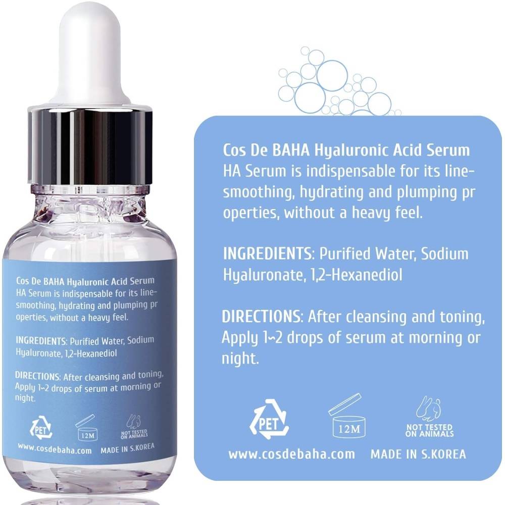 Cos De Baha (H) Hyaluronic Acid Serum 30ml product image