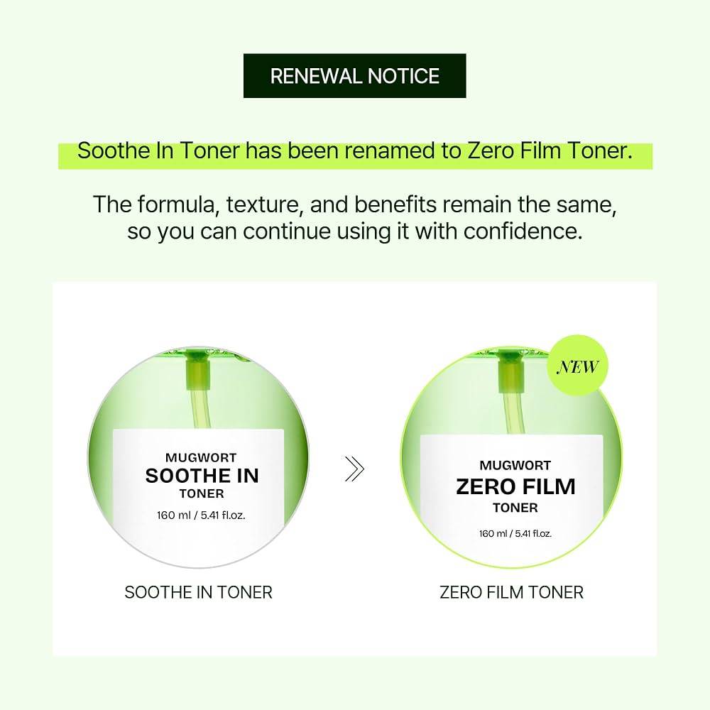 ORIEN Mugwort Zero film In Toner 160ml product image