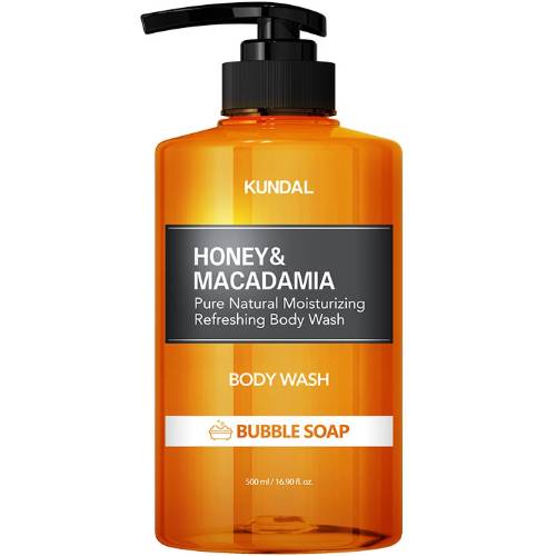 KUNDAL Nature Honey & Macadamia Natural Moisturizing Body Wash (Bubble Soap)