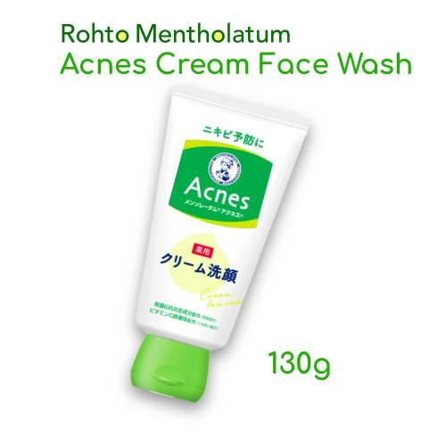 Rohto Acnes Cream Face Wash 130g