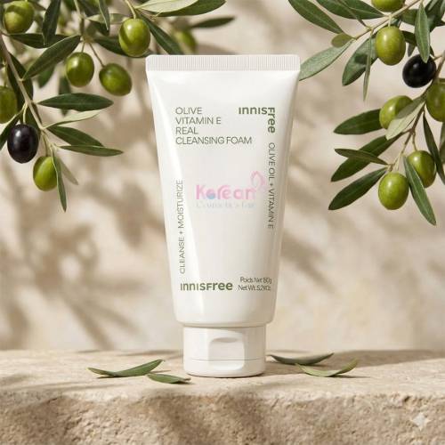 INNISFREE Olive Vitamin E Real Cleansing Foam 150g