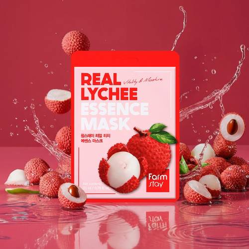 FARM STAY Real Lychee Essence Mask 23ml