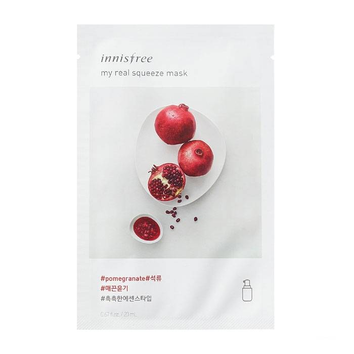 Innisfree My Real Squeeze Mask - Pomegranate -20ml