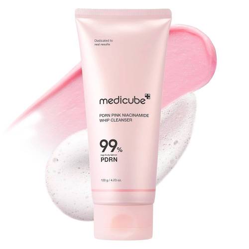 MEDICUBE PDRN Pink Niacinamide Whip Cleanser 120ml