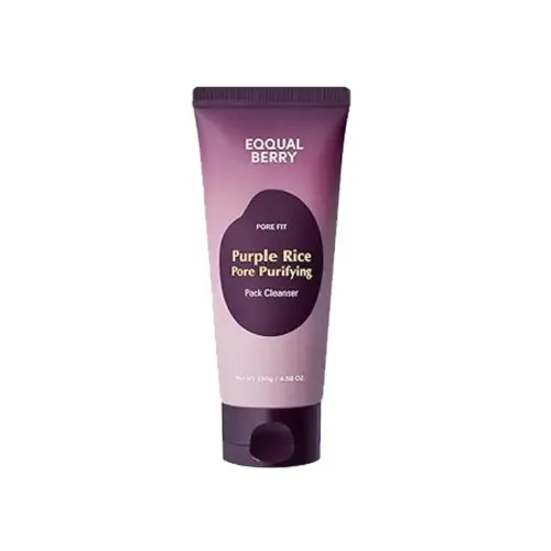 EQQUALBERRY Purple Rice Pore Purifying Pack Cleanser 130ml