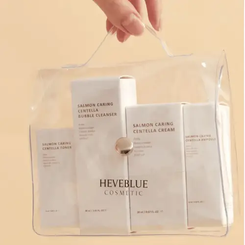 HEVEBLUE Salmon Caring Centella Special Travel Kit (4 PCS)