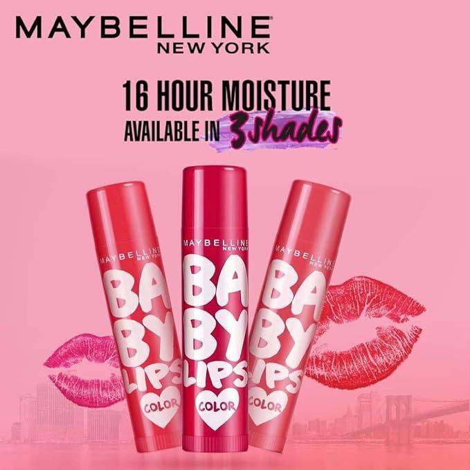 Maybelline Baby Lips Color 16 Hr Moisture & Translucent Color & Shine SPF 20 Lip Balm Berry Crush product image