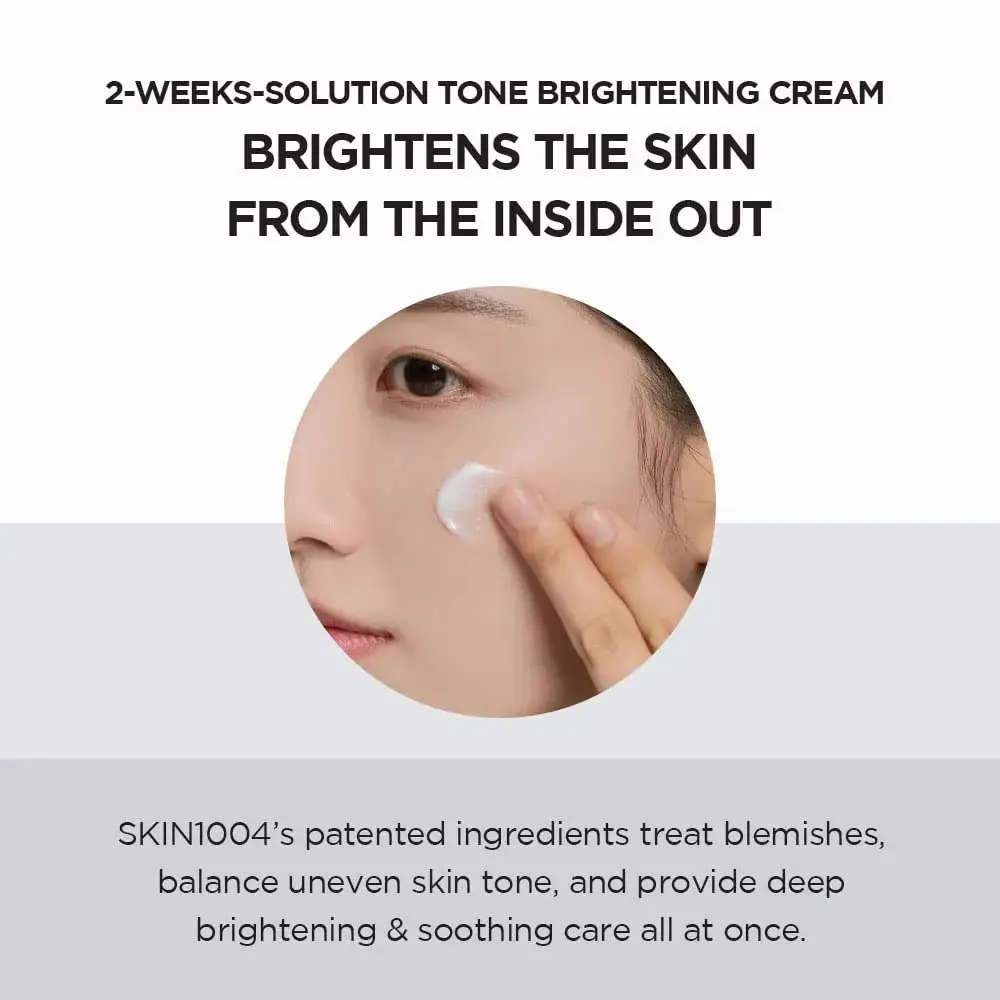 Skin1004 Tone Brightening Capsule Cream 75ml Buy And Get Anua Heartleaf Succinic Moisture Cleansing Foam Mini 25 ml product image