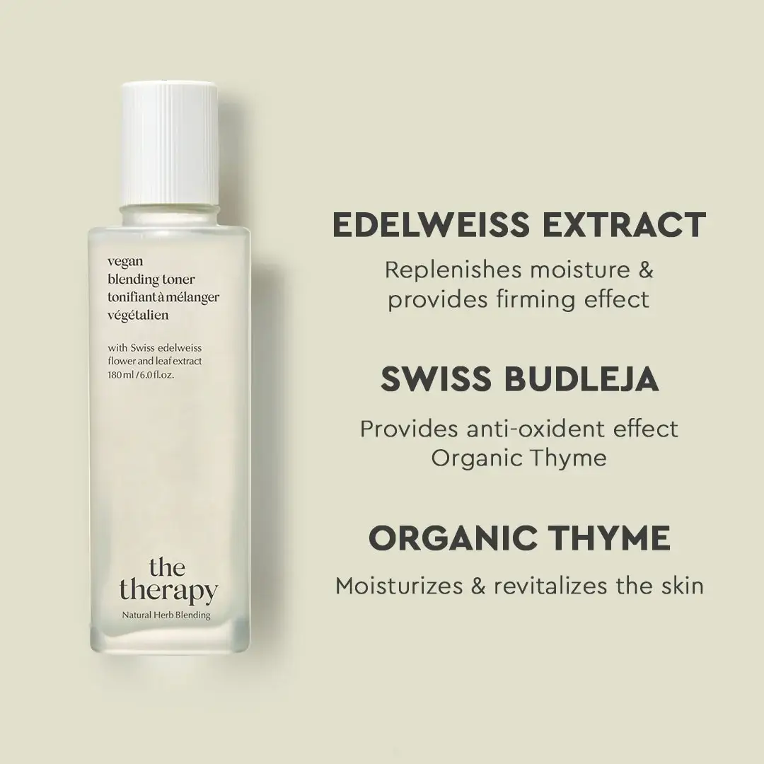 Dr.Althea 345 Relief Cream 50ml & The Face Shop – The Therapy Vegan Blending Toner 100ml product image