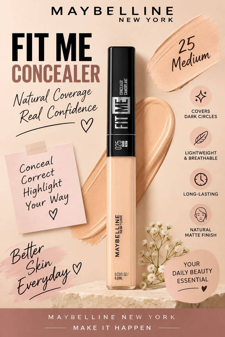 Maybelline Fit Me Concealer 15 Light product image