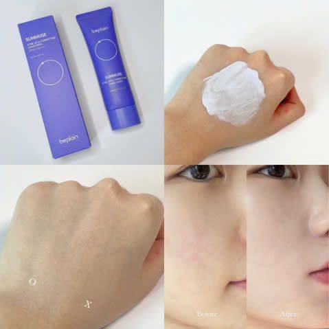 BEPLAIN Sunmuse Tone-Up & Correcting Sunscreen (SPF50+ PA++++) - 50ml Buy And Get One Lipliner product image